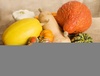 A variety of winter squash: Turban, Hubbard, Carnival (Acorn), Butternut, Spaghetti Squash, Kuri and mini-pumpkins