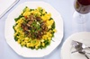 Spiced Eggplant and Lentil Mango Salad