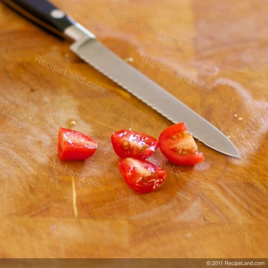 cherry tomatoes sliced