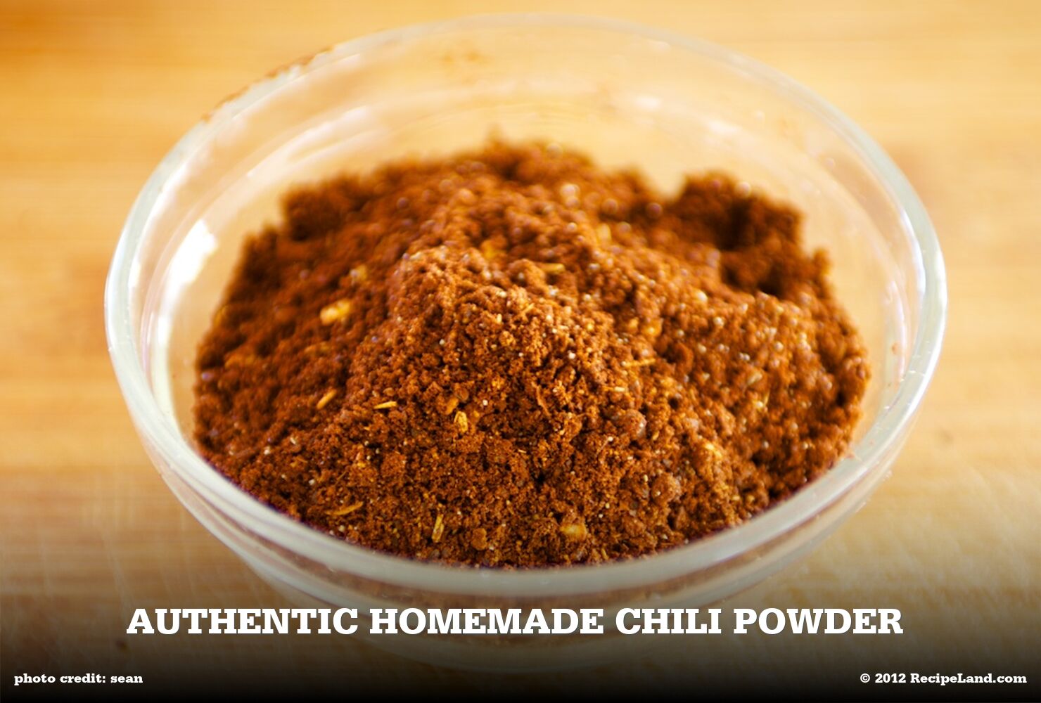 Homemade chili powder