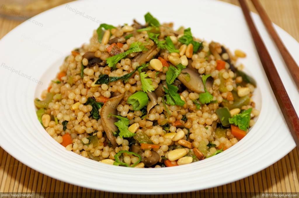 Chinese Couscous Salad Recipe | RecipeLand.com