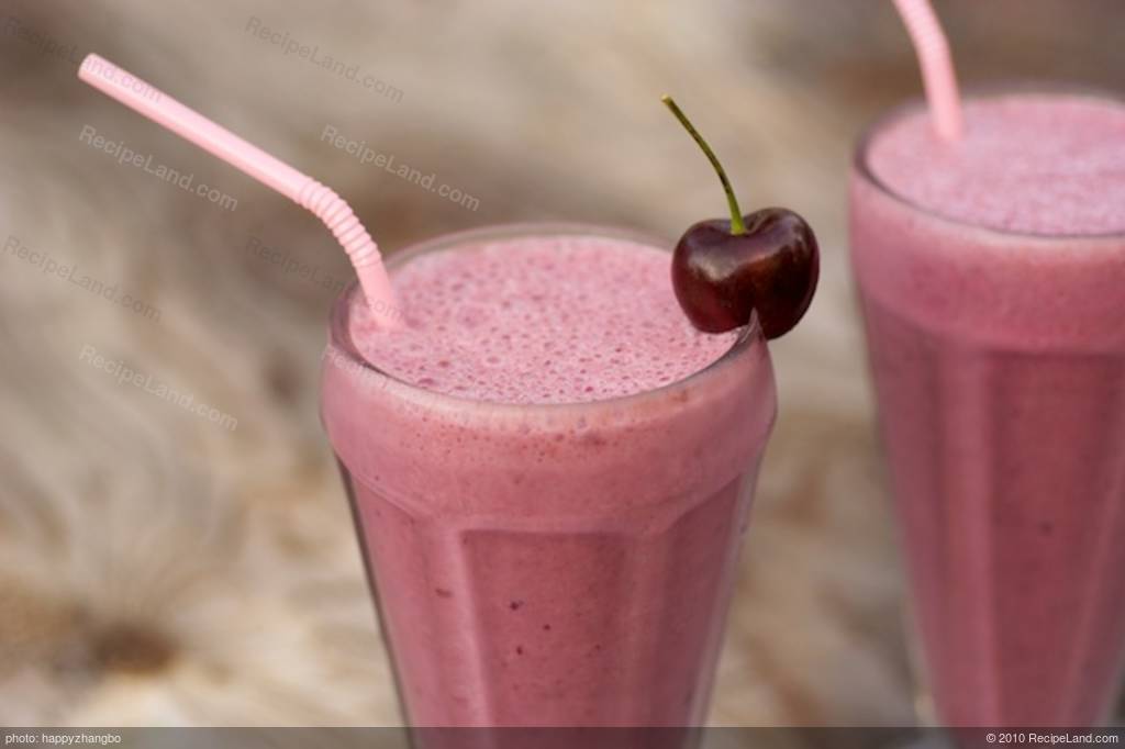 Cherry Vanilla Bean Milkshake Recipe