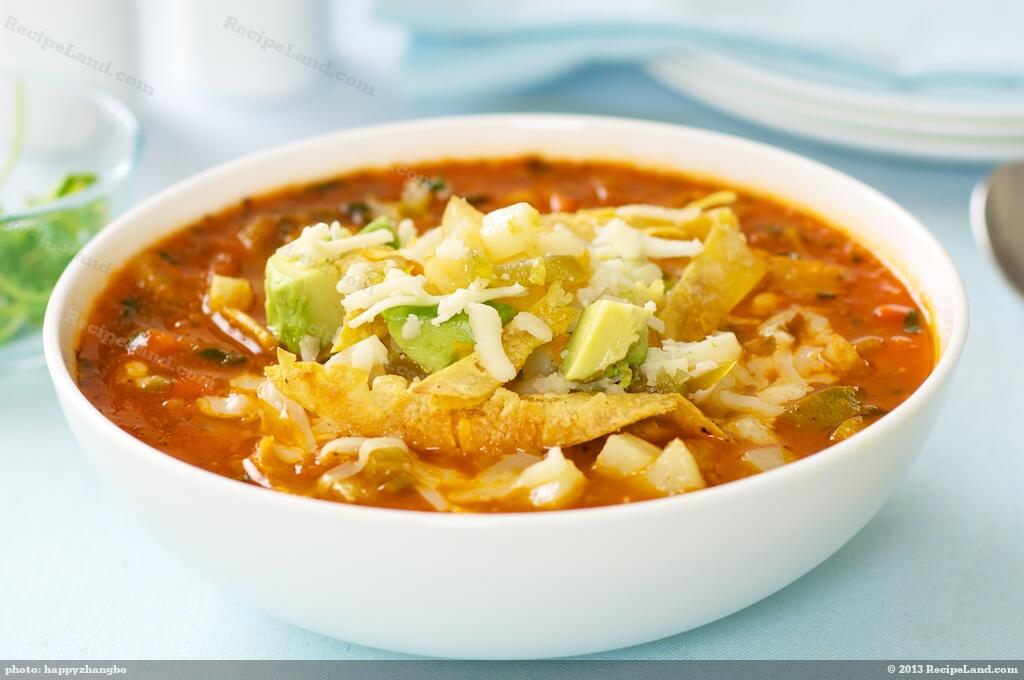 Sopa Azteca Recipe | RecipeLand.com