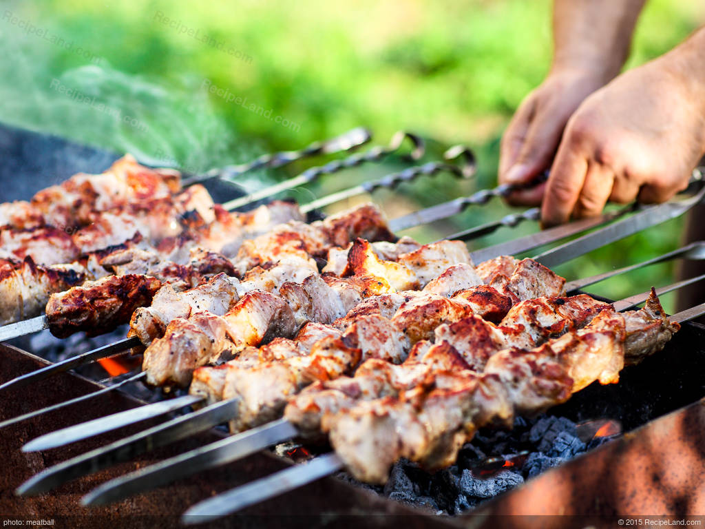 Nov 3, 2016 - The Kabardino-Balkar Republic, Russia - Traditional Russian  BBQ, Shashlik (meaning skewered meat) was originally made of lamb. Nowadays  It is also made of pork or beef depending on