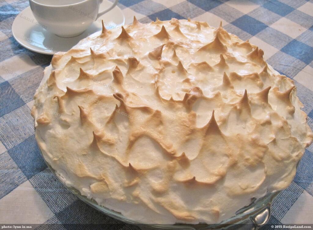 Lemon Party Meringue Pie Recipe