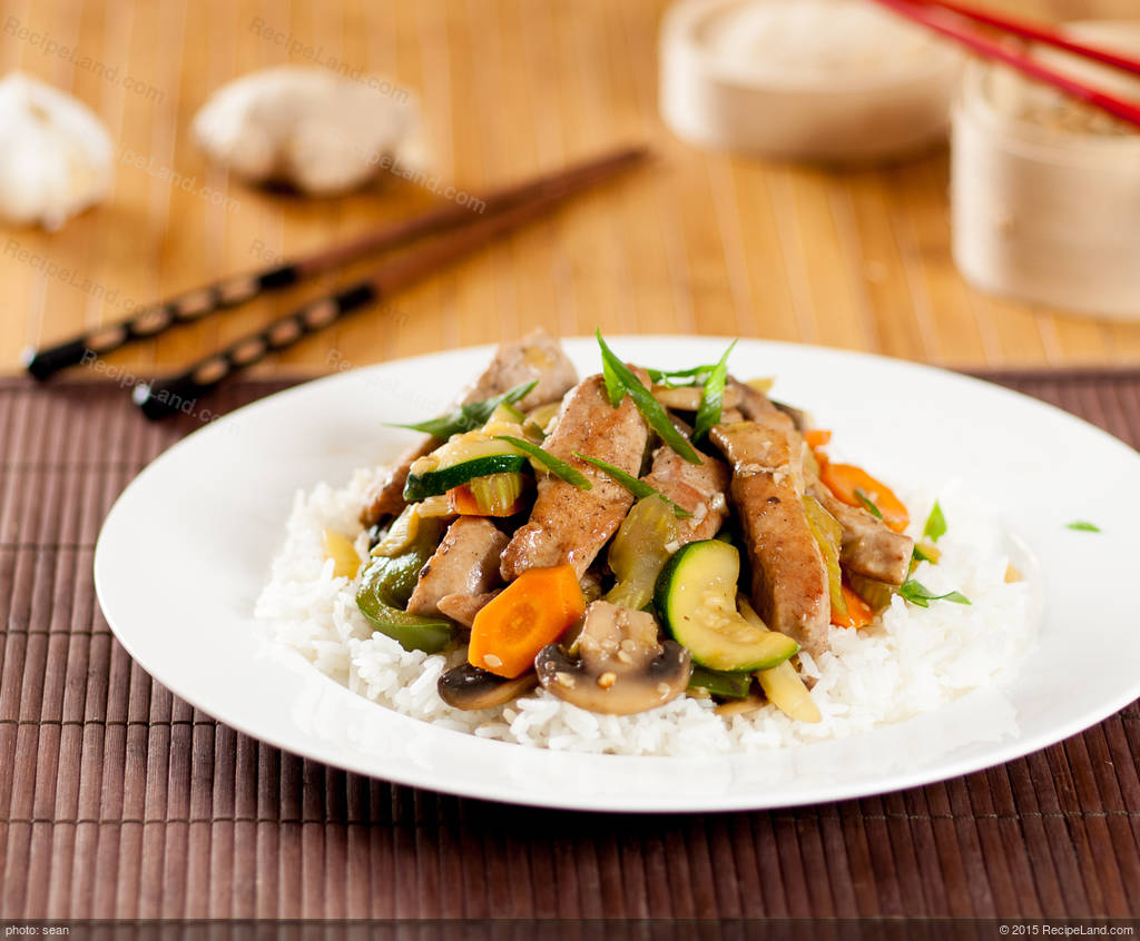 Vegetable Pork StirFry Recipe