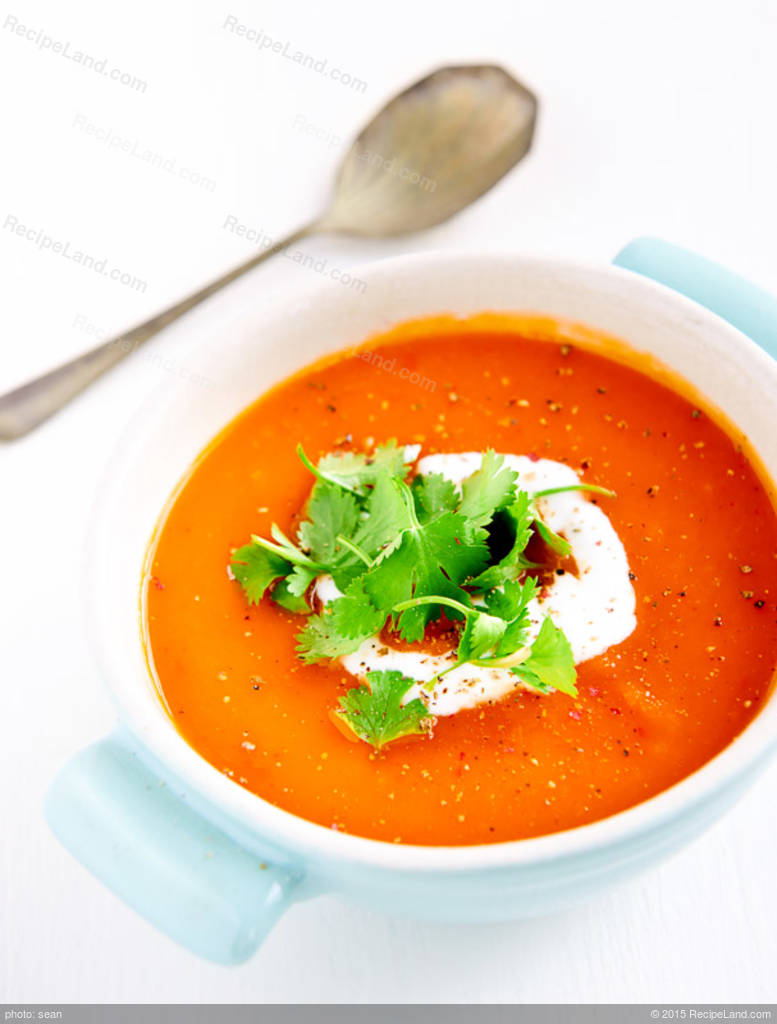 Sweet Potato and Tomato Soup (Vegan) Recipe