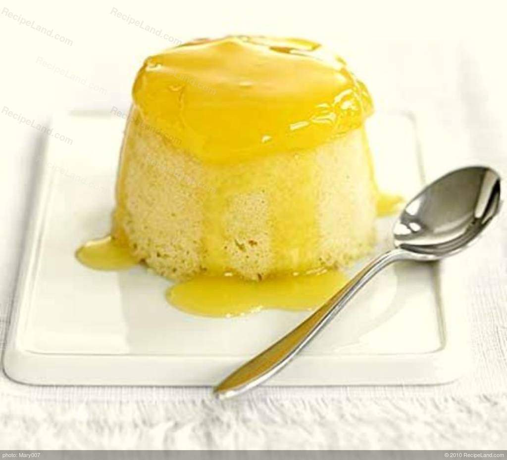 Mini Lemon Curd Sponge Puddings Recipe