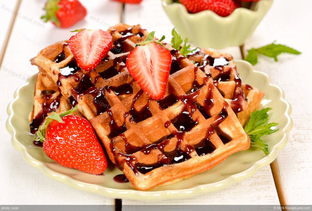 Tasty Waffles with Mocha Mix Recipe