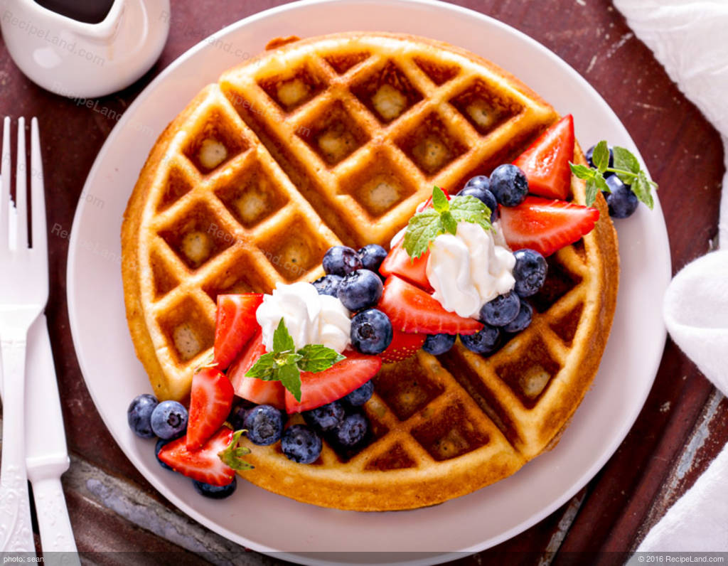 Gingerbread Waffles for a Holiday Breakfast - Jolly Tomato