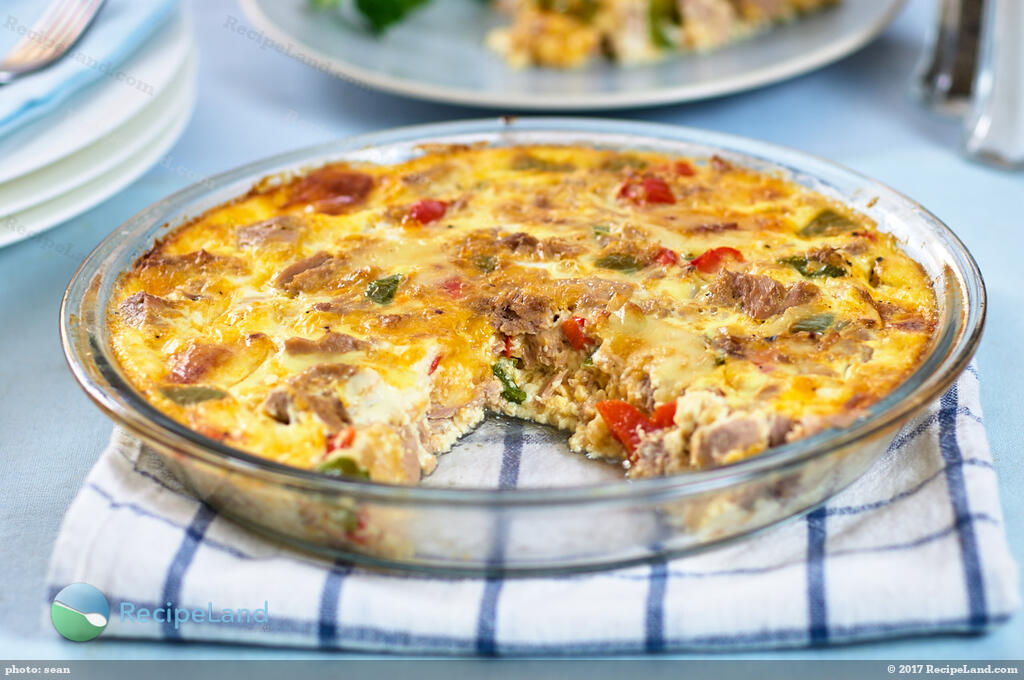 Crustless Tuna Quiche Recipe