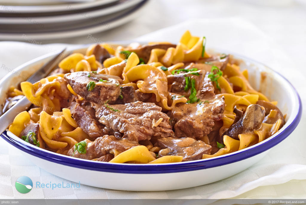 Easy Beef Stroganoff For Two Recipe