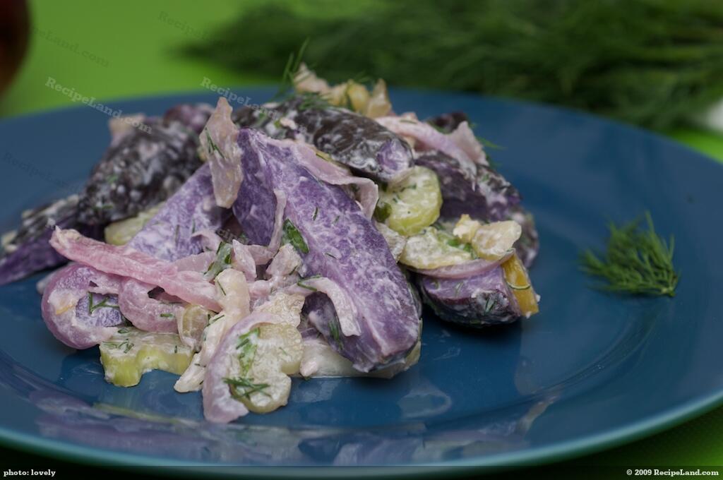 Purple Potato Salad Recipe • Ciao Florentina
