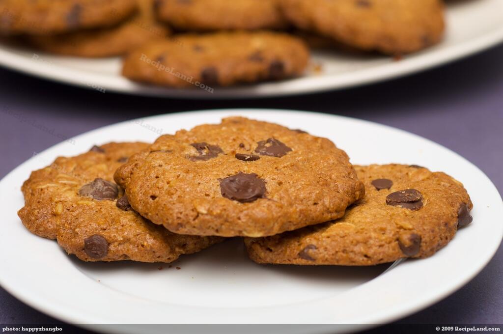 Low Fat and Low Calorie Oatmeal Chocolate Chip Cookies Recipe