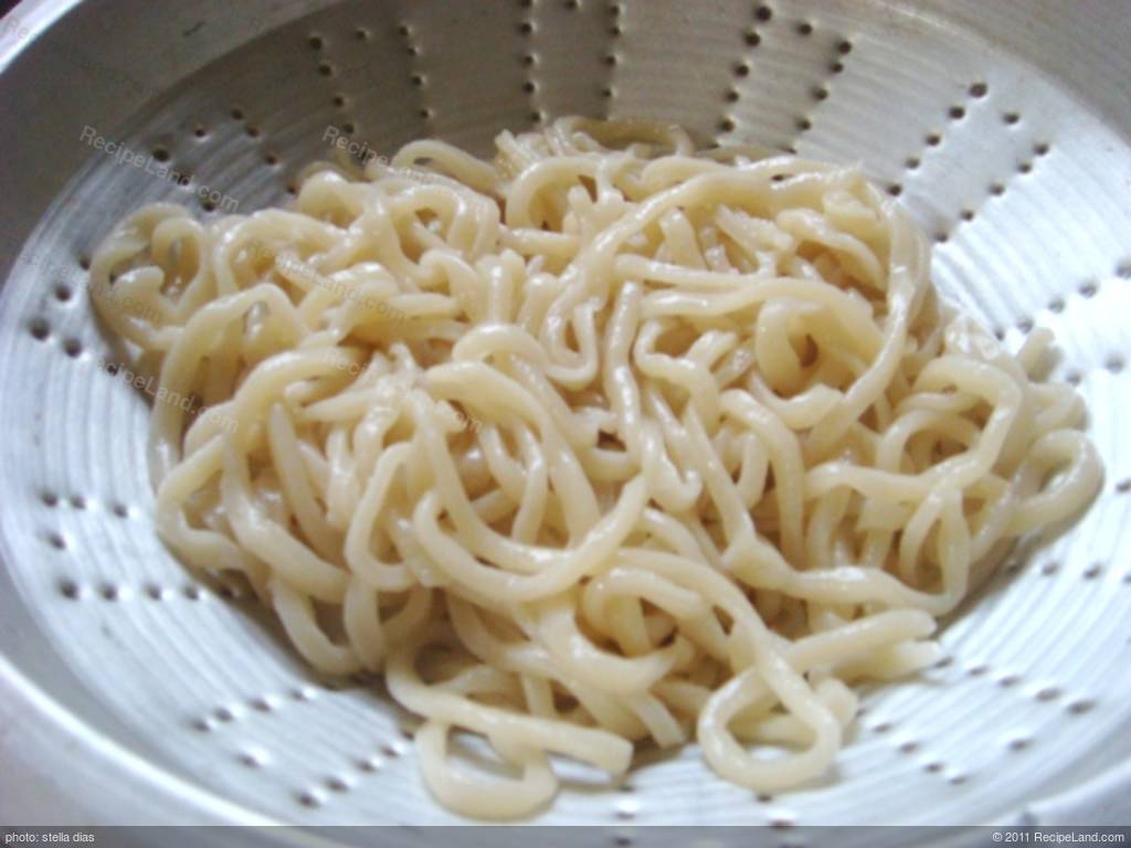 Homemade Noodles Snack Recipe | RecipeLand.com