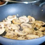 Green Beans and Bacon with Sautéed Mushrooms and Shallots Recipe