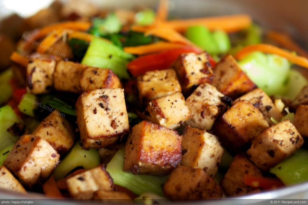 Asian Tofu Stir Fry with Vegetables Recipe