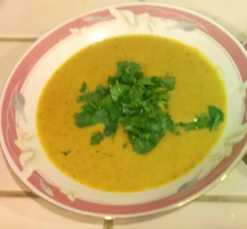 Coconut Curried Butternut Squash Soup