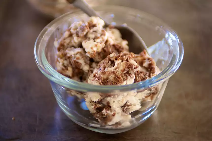 Fudgy Rocky Road Brownie Frozen Yogurt