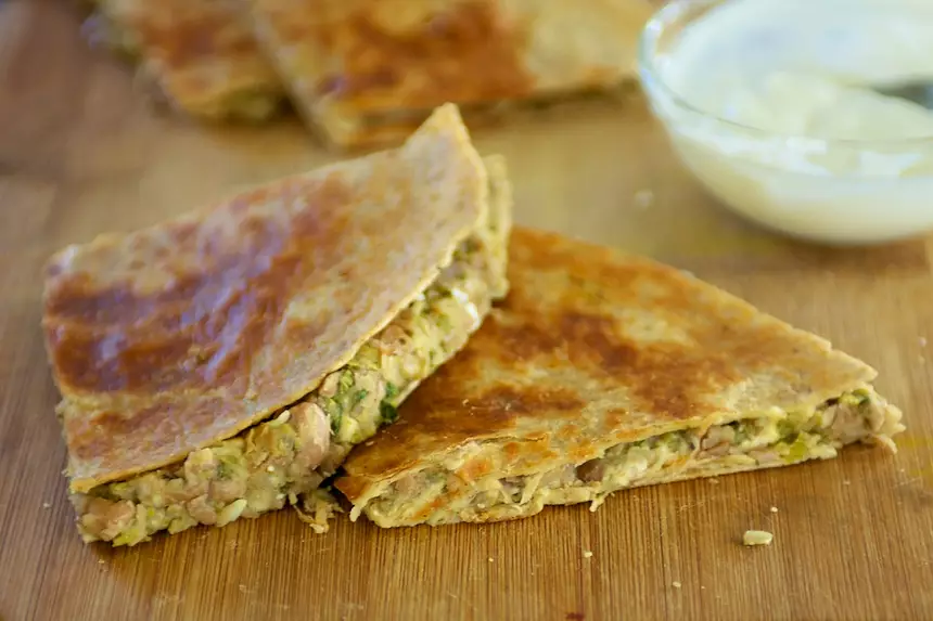 Pinto Bean and Feta Cheese Quesadillas Recipe