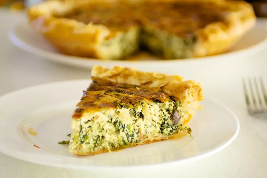 Italian Spinach Ricotta Quiche Recipe