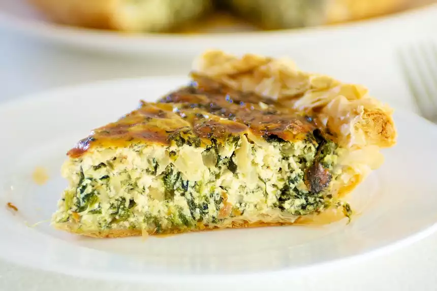 Italian Spinach Ricotta Quiche