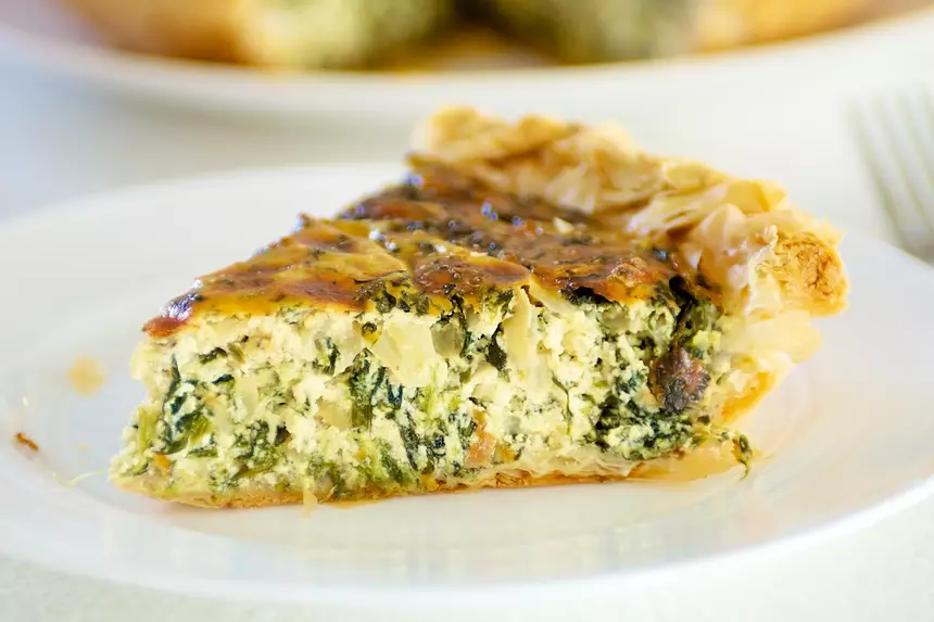 Italian Spinach Ricotta Quiche Recipe