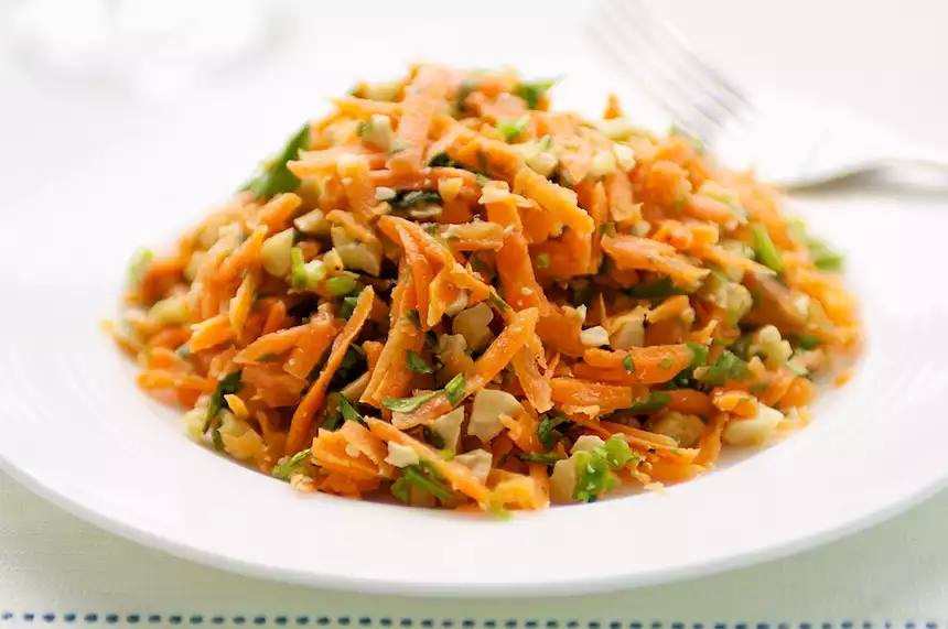 Carrot Slaw with Cashews
