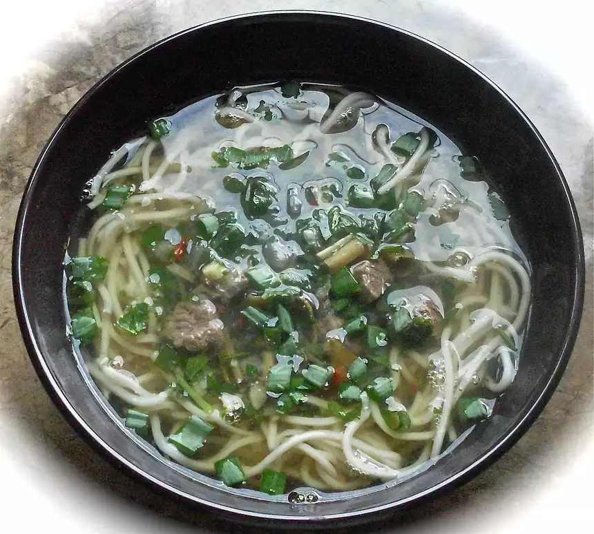 Beef Soup with Lemon Grass (Canh Thit Xao Sa)