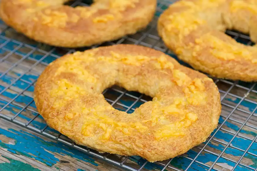 Bread Machine Cheese Bagels