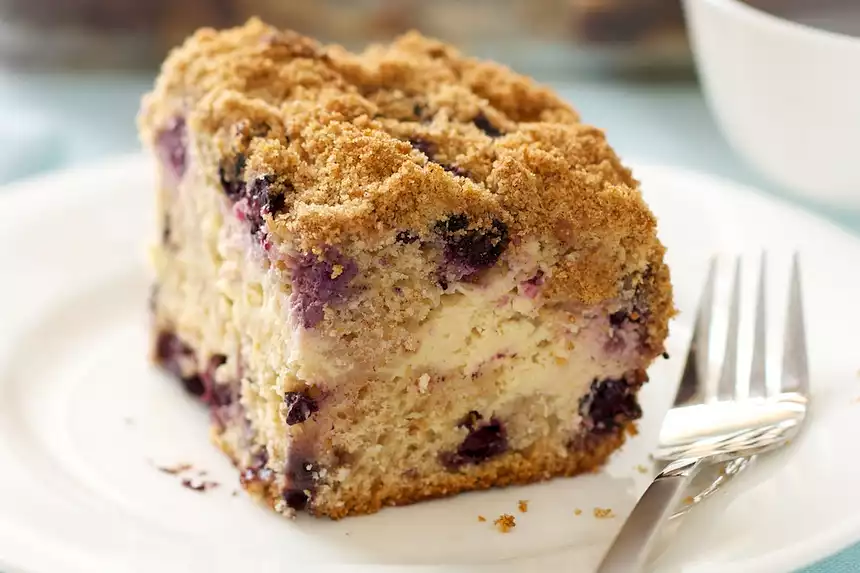 Blueberry Cream Cheese Coffeecake