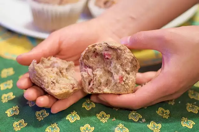 Strawberry-Rhubarb Muffins