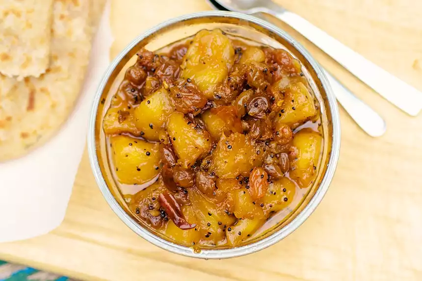 Aam Chutney (Pineapple-Chile Chutney)