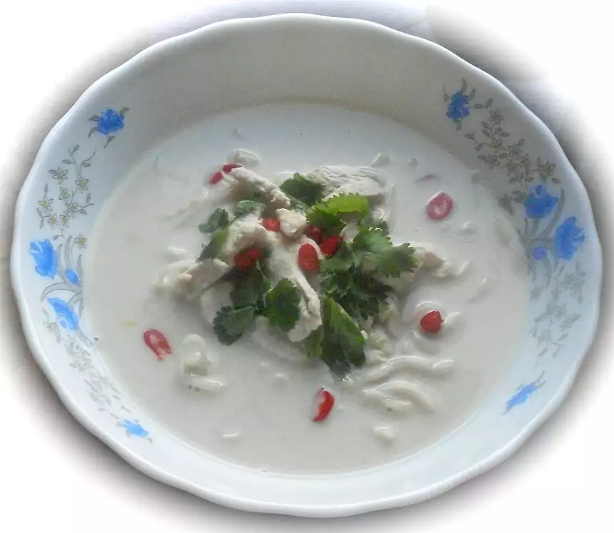 Thai Chicken and Coconut Milk Soup (Tom Ka Gai or Kai Tom Ga)