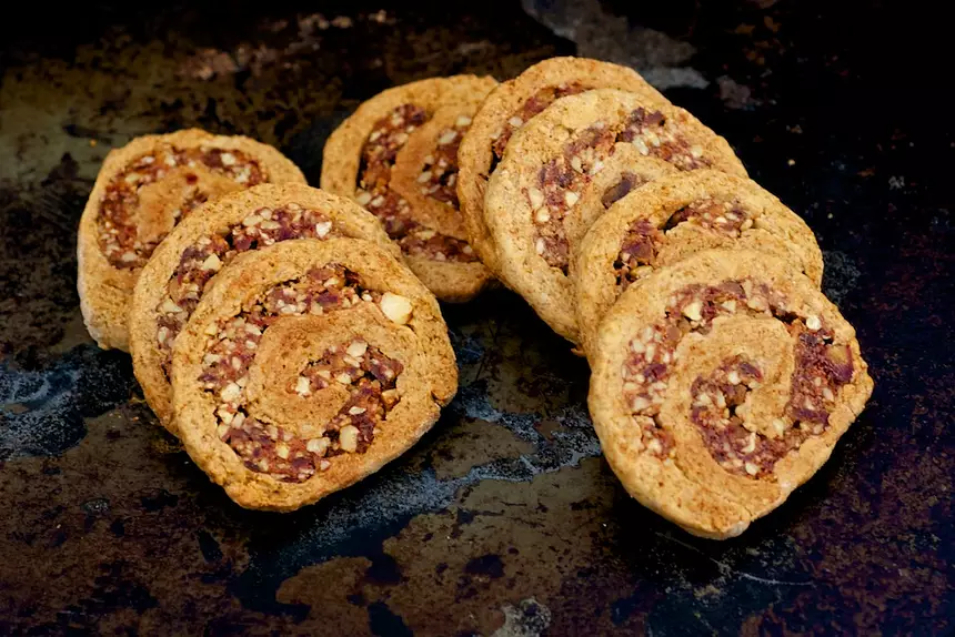 Date Nut Pinwheel Cookies Recipe