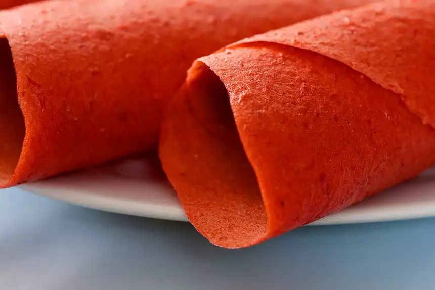 Strawberry, Rhubarb and Pineapple Fruit Leather 