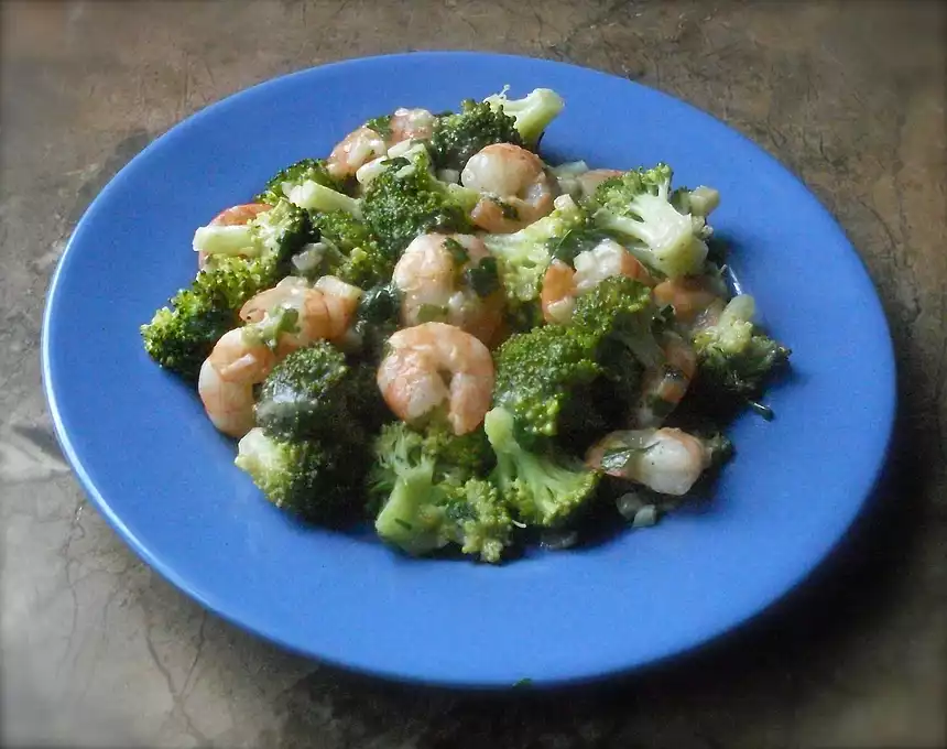 Stir-Fried Shrimp with Broccoli