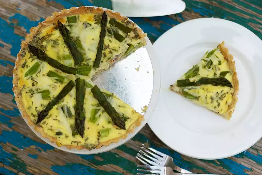 Asparagus and Bacon Quiche