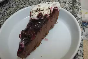 Chocolate Cherry Cheesecake