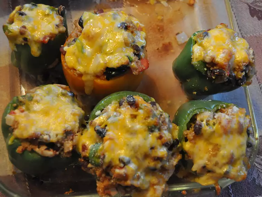 Quinoa Stuffed Bell Peppers