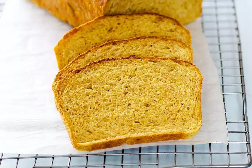 100% Whole Wheat Pumpkin Bread