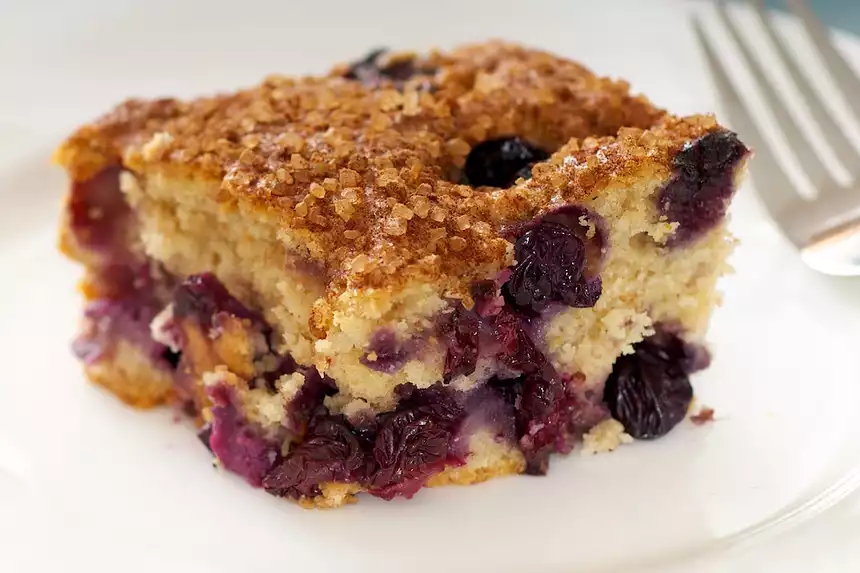 Family Favorite Blueberry Coffee Cake