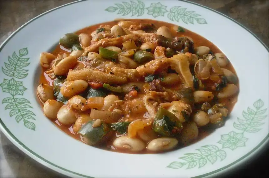Spicy Tripe and Beans