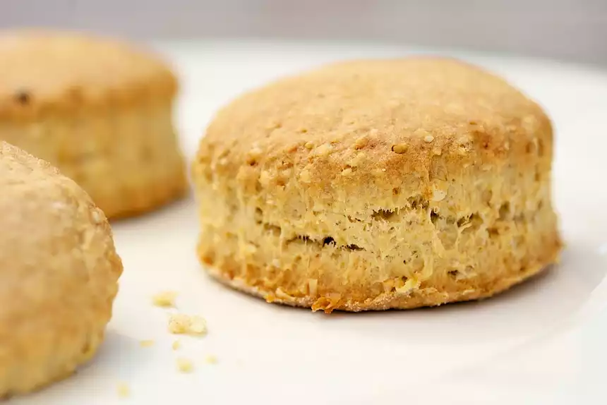 Oat Scones with Apple-Pear Butter