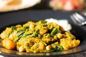 Butternut, Chickpea and Lentil Curry