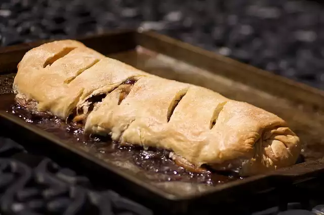 Apple Cranberry Strudel