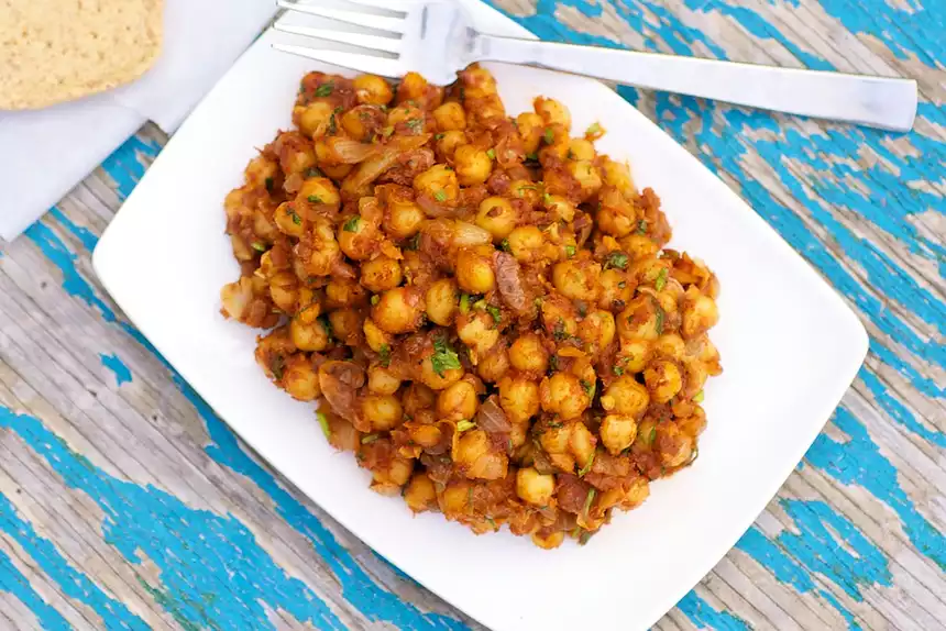 Star Anise and Date Masala Spiced Chickpeas