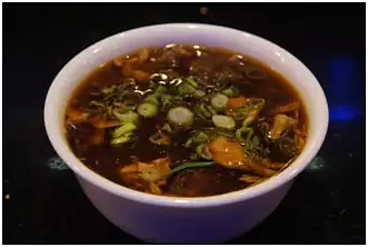 Deluxe Hot and Sour Wonton Soup
