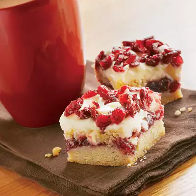 Sameena's Cranberry Bliss Bars