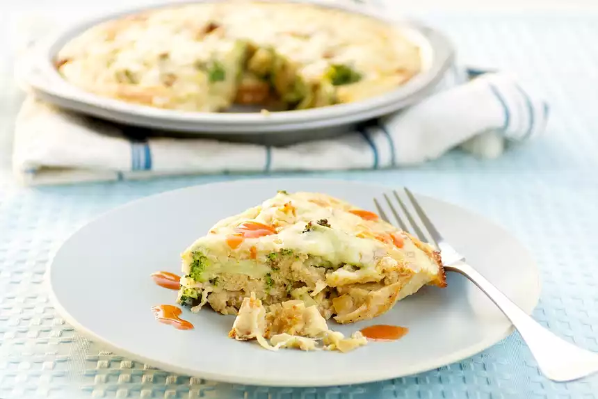 Impossible Chicken 'N Broccoli Pie